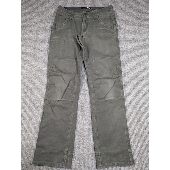 Wolverine Pants Mens 32x34 Gray Canvas Double Knee Workwear‎ Skater Y2K 30x31 - Picture 1 of 14